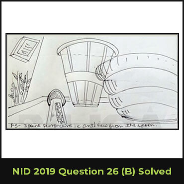 NID 2019 Question 26(B) Solved