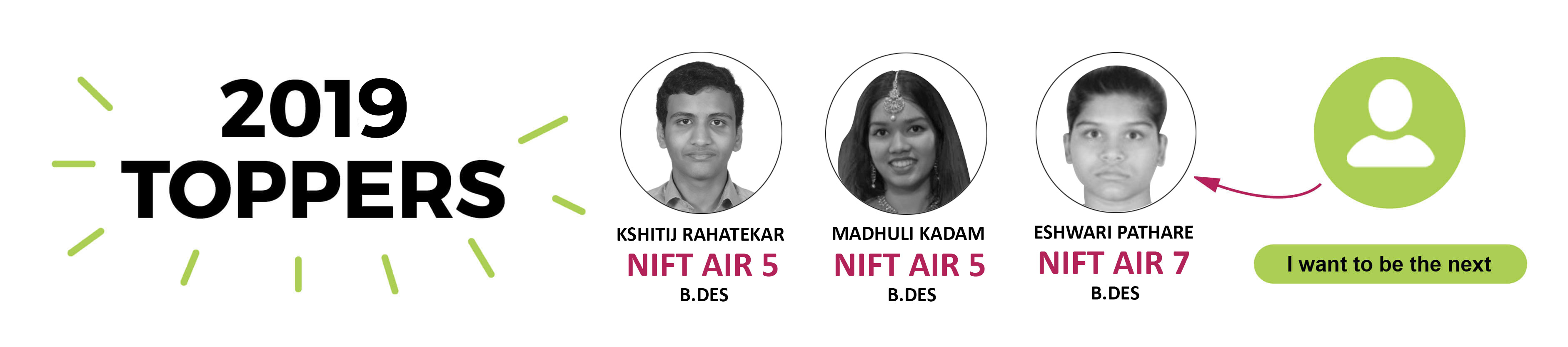 NIFT Toppers 2018