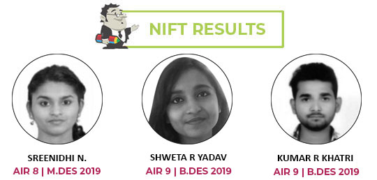 NIFT Toppers 2018